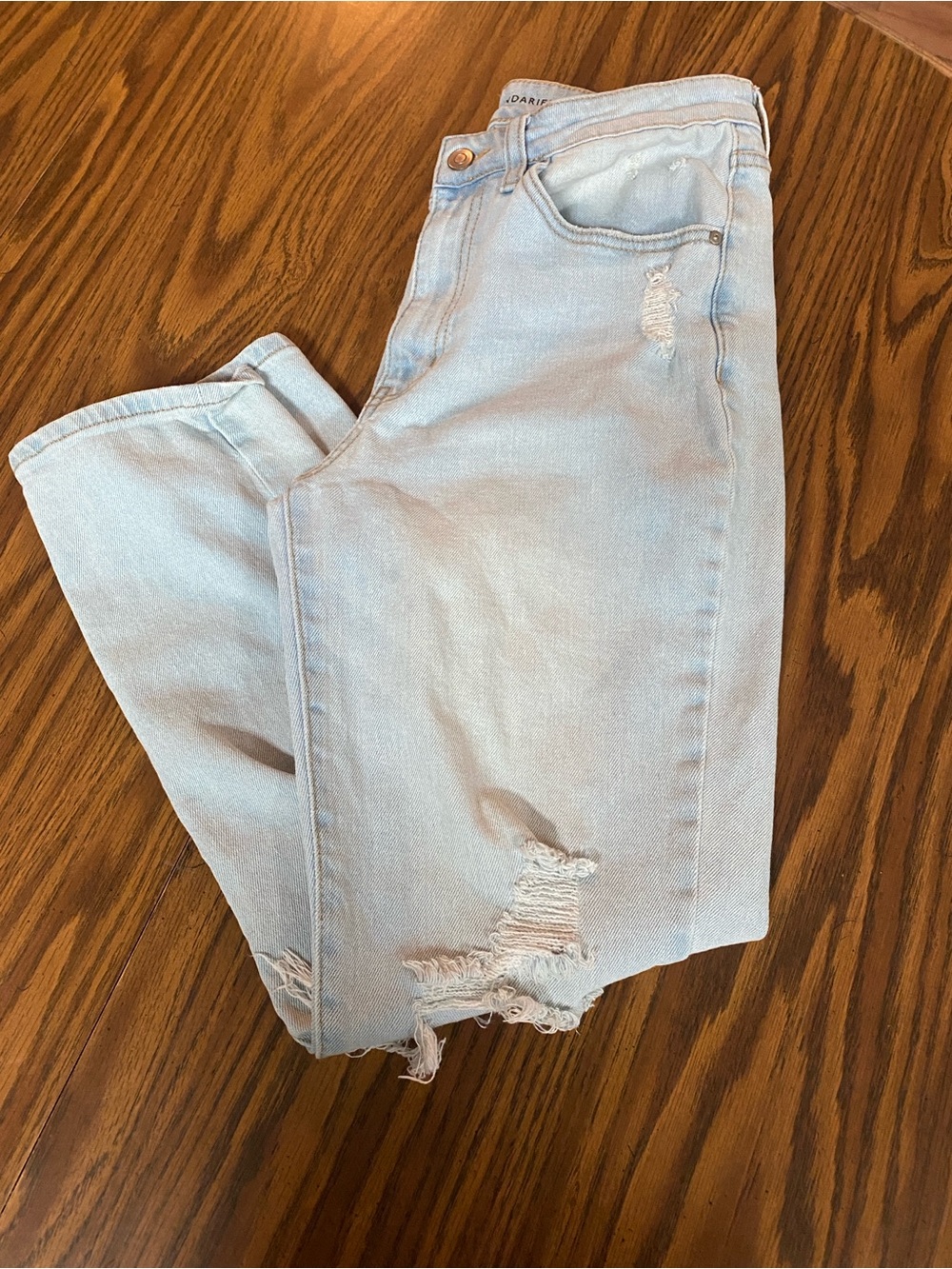 No Boundaries Light Blue Skinny Distressed Jeans